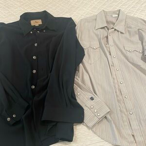 Lot of two XL western shirts